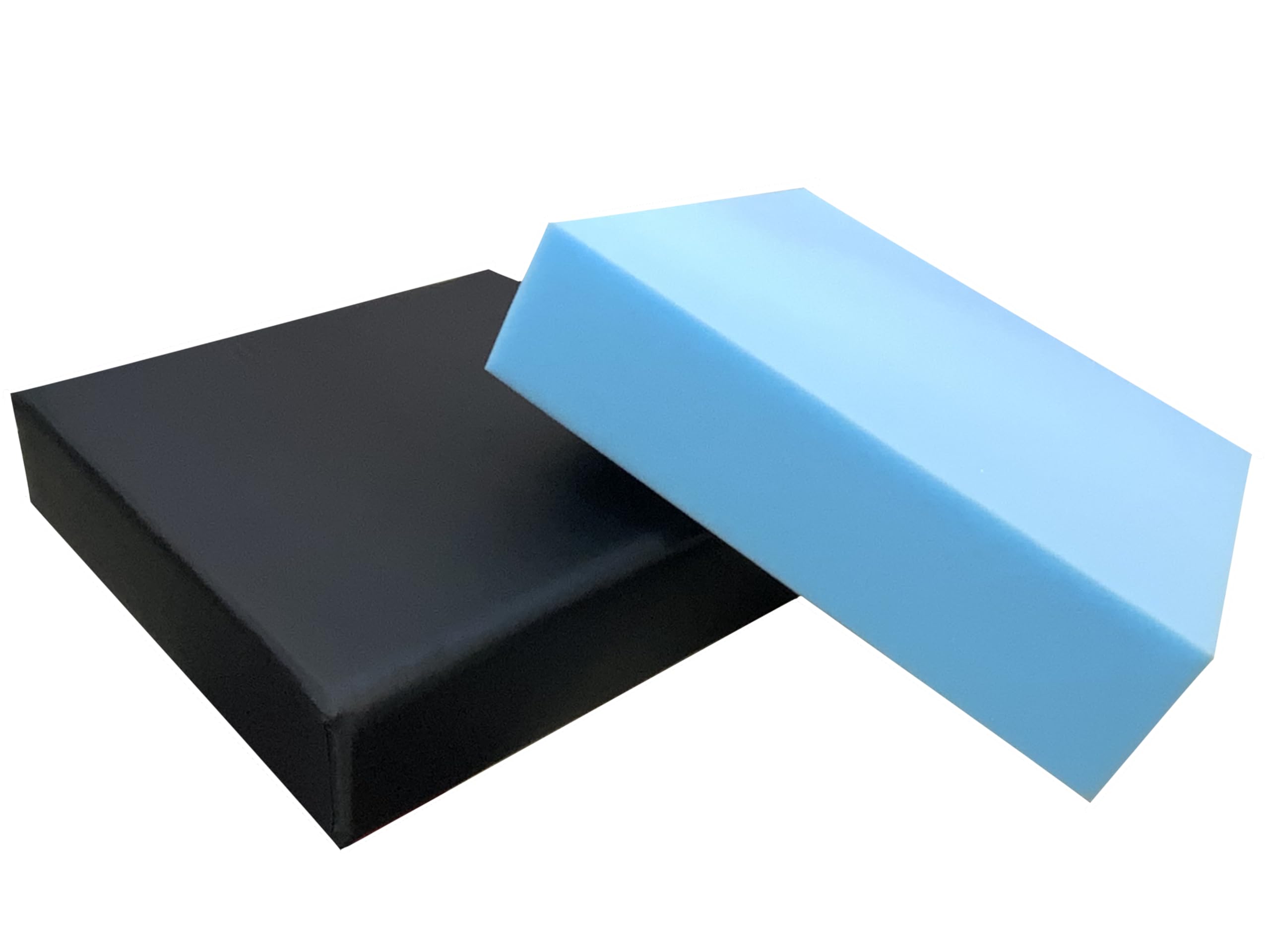 Cuscino antidecubito quadrato per sedia a rotelle - Ortopedico per coccige e zona lombare con rivestimento impermeabile e traspirante, imbottitura in schiuma HR Comfort.