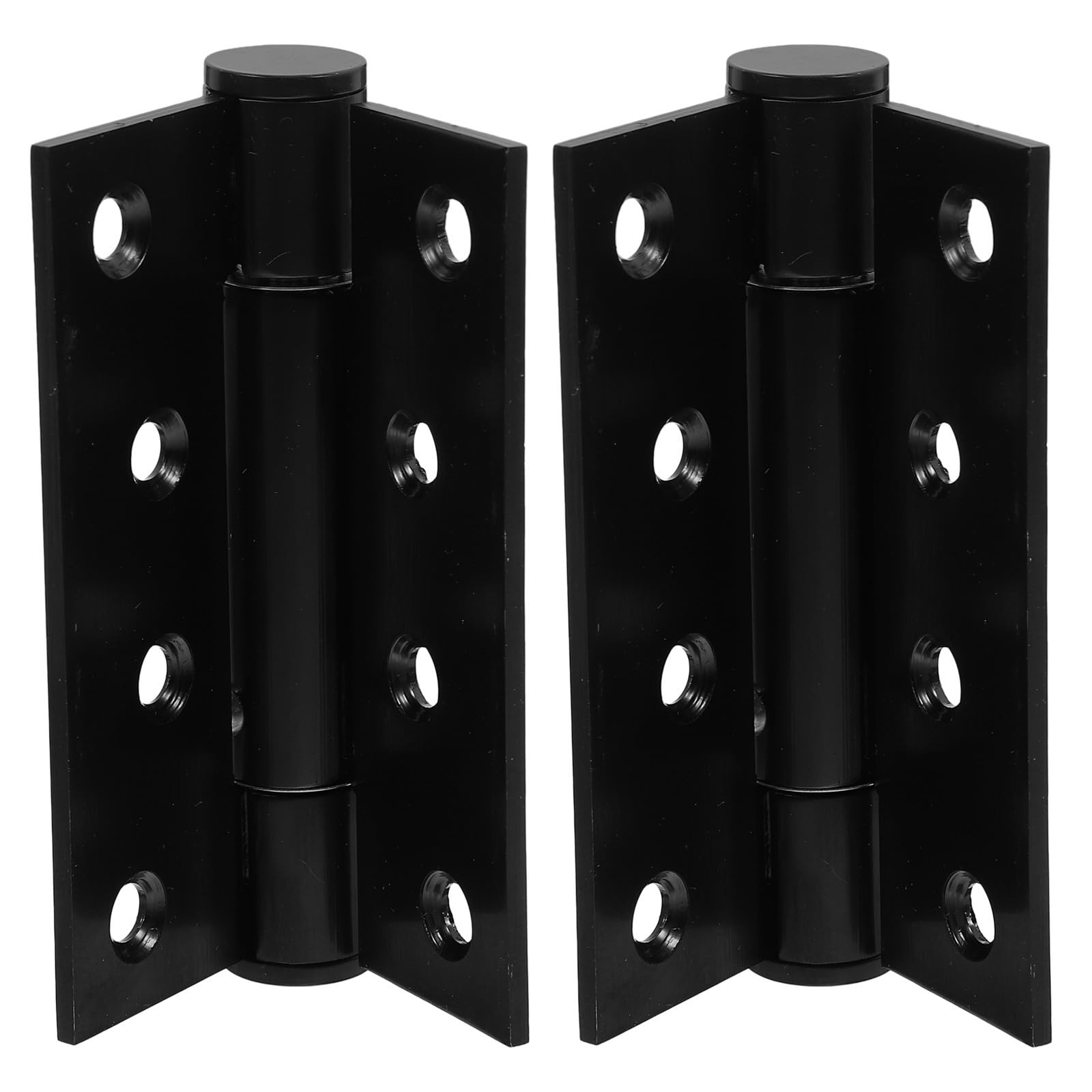 Charnières de porte robustes noires pour simplifier les passages entre maison et jardin