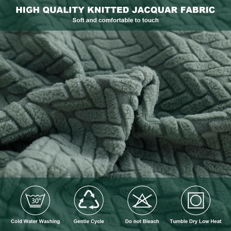 Miniatura 4 de OKYUK Funda universal para sofá, 1 pieza, resistente al desgaste, funda para sofá modular en forma de L, funda para sofá con cojines separados, alta