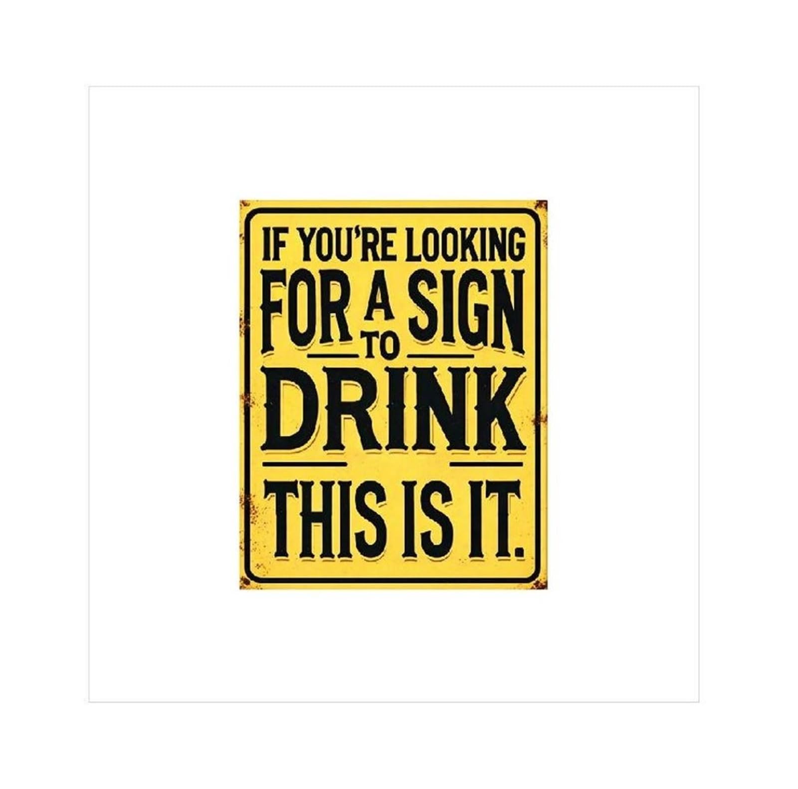 FNYUVNFAF Retro Drinks Sign Metal Wall-Art Vintage Pub Style Bar Decor Featuring Beer Wine Liquor for Man Cave Basement or Game Room 8 X 12 in