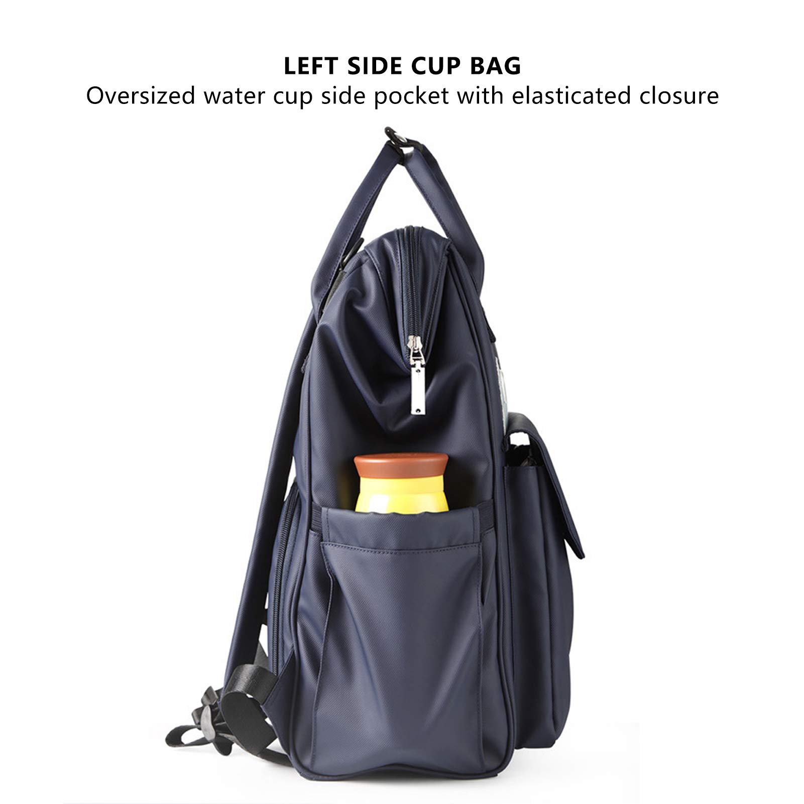 Borsa per Pannolini per Neonati, Zaino da Viaggio Unisex Elegante Zaino per Pannolini per Neonati Borsa per Neonati Essentials Zaino con Manico Borsa per Neonati Zaino da Viaggio