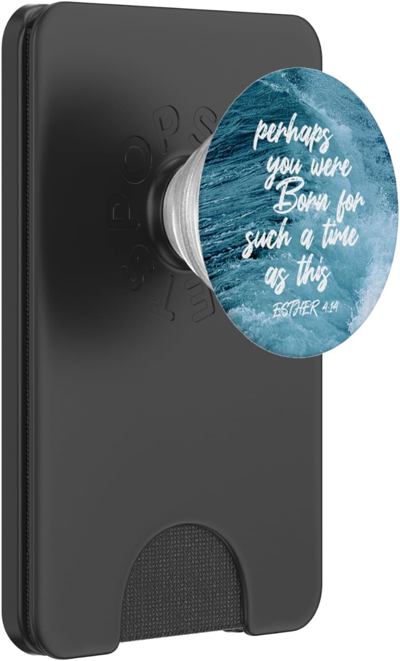 Esther 4:14 Bible Verse Cool Religion Faith Christian Gift PopSockets PopWallet for MagSafe