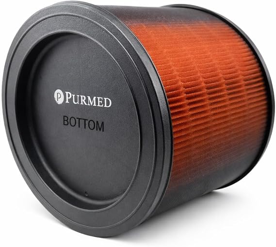 Purmed Winix Filtre (O) ZERO COMPACT Hava Temizleyici Uyumlu Hepa + Karbon Filtre (TURUNCU)