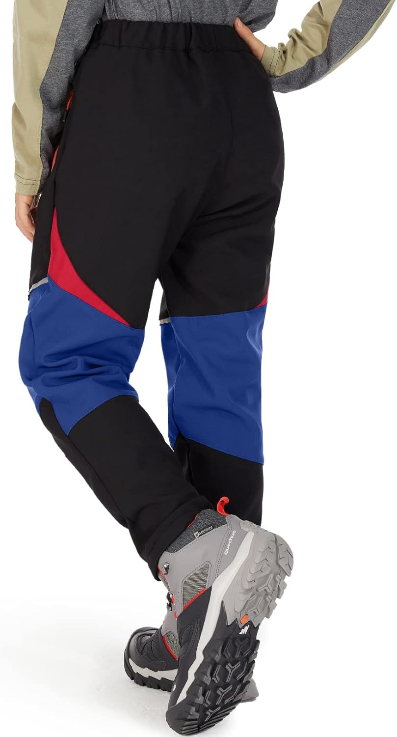 Toomett Kids Snow Pants girls Boys Waterproof Insulated Hiking Pants Youth Winter Warm Fleece Lined Ski Snowpants - Image 2