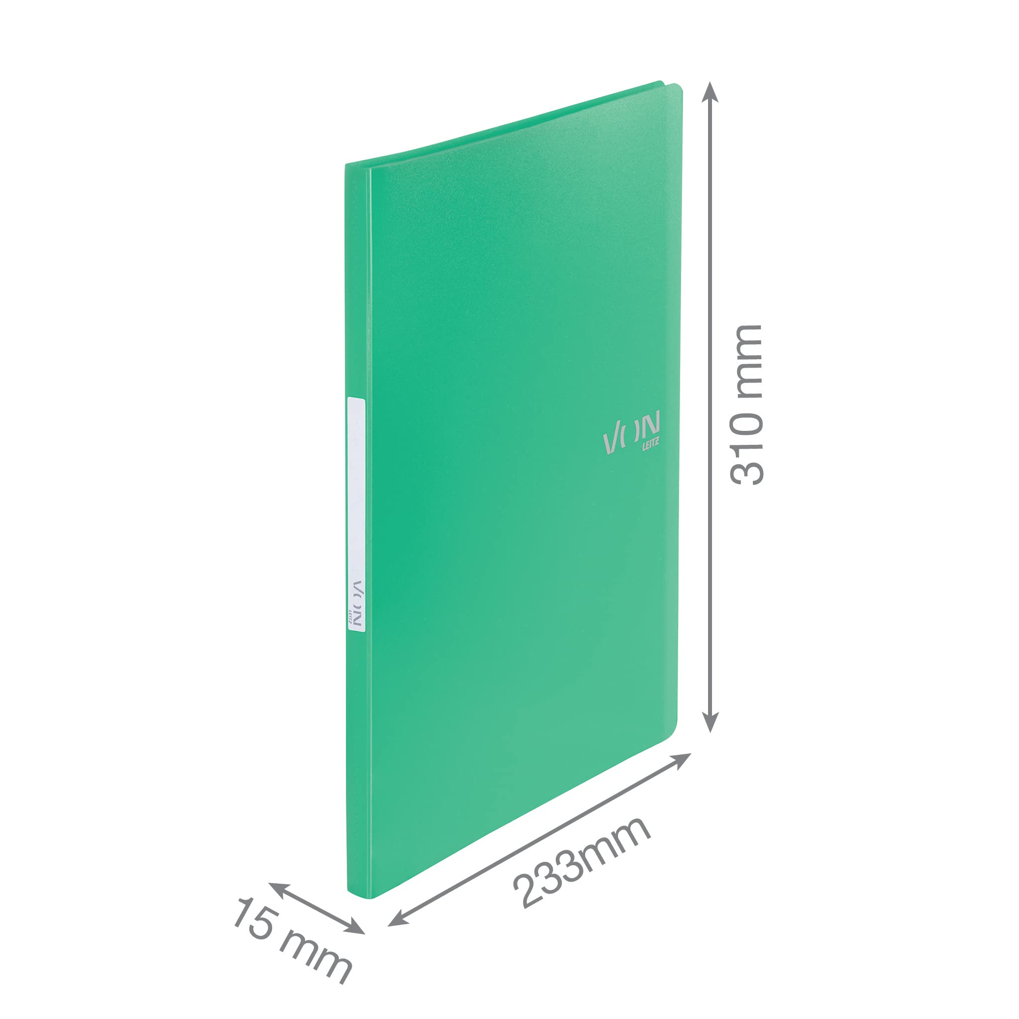 Porte-vues A3 Noir 50% Recyclé - 50 Pochettes Plastique - Couverture 700µ, Pochette De Rangement