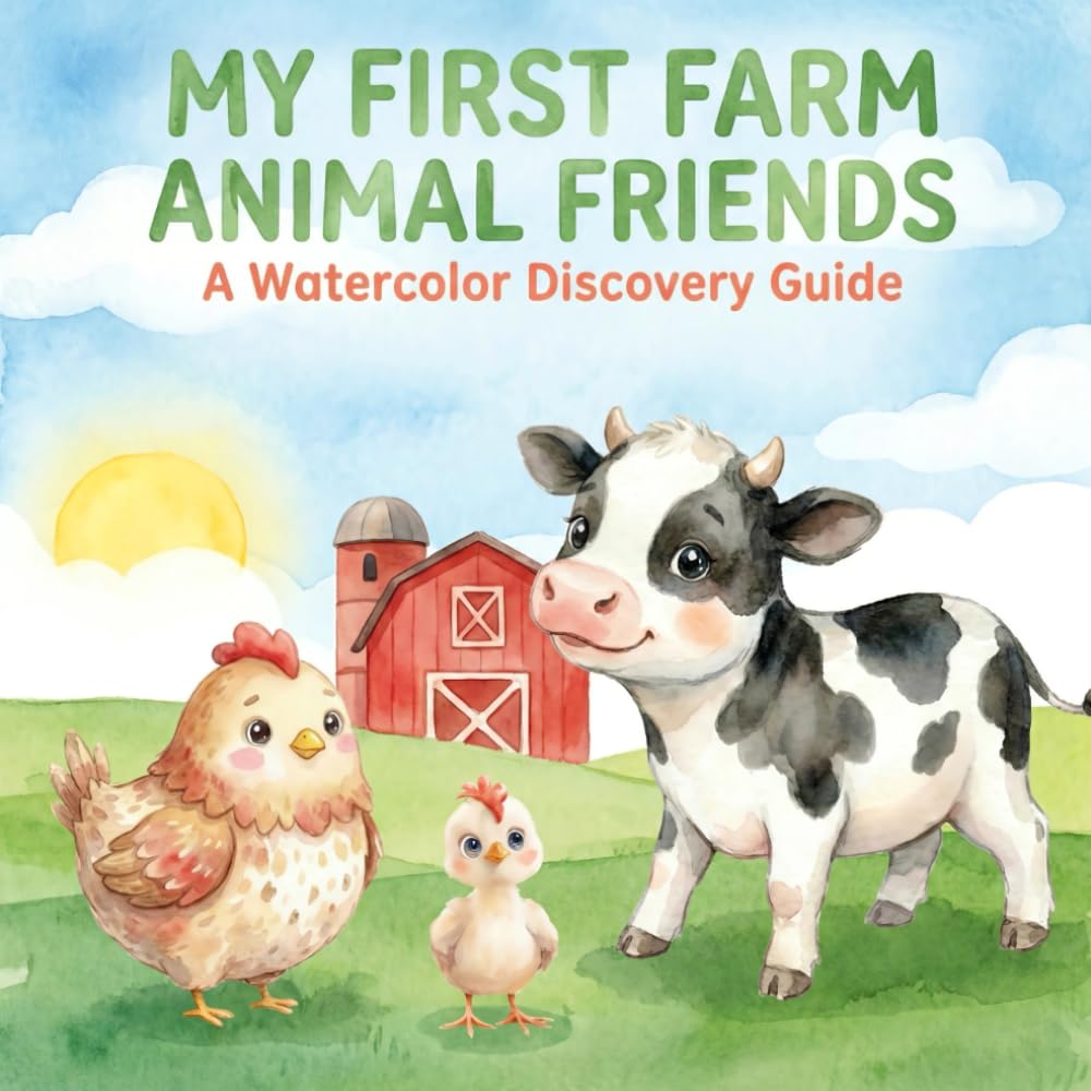 My First Farm Animal Friends A Watercolor Discovery Guide (Little Explorers: My First Watercolor Library)