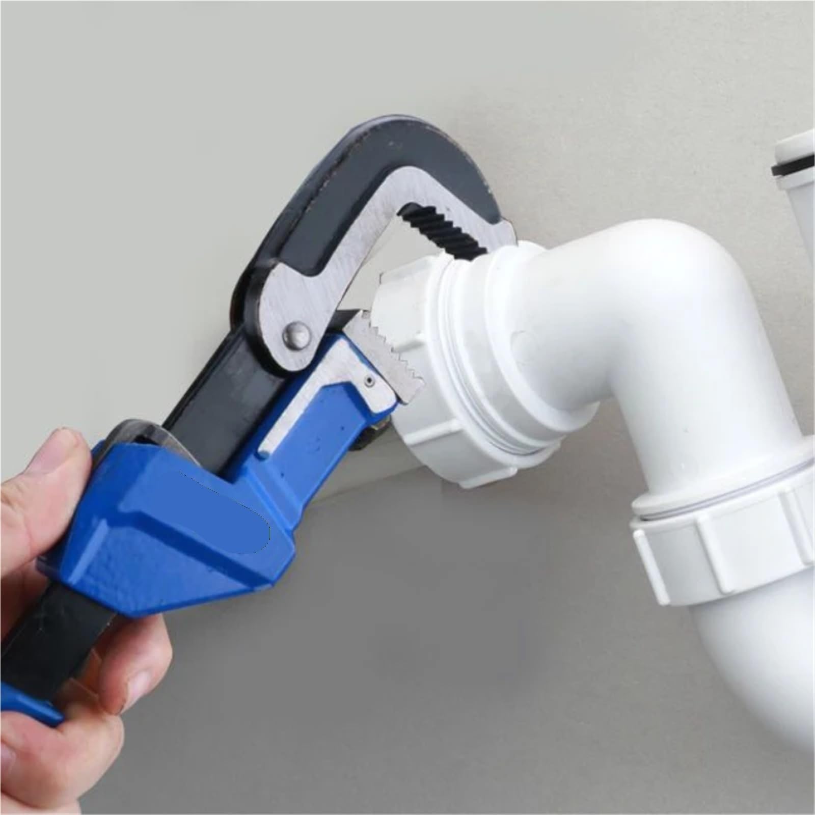 Llave de tubo ajustable, alicates de fontanero, herramienta de fontanería Universal for grifo de baño, llave inglesa