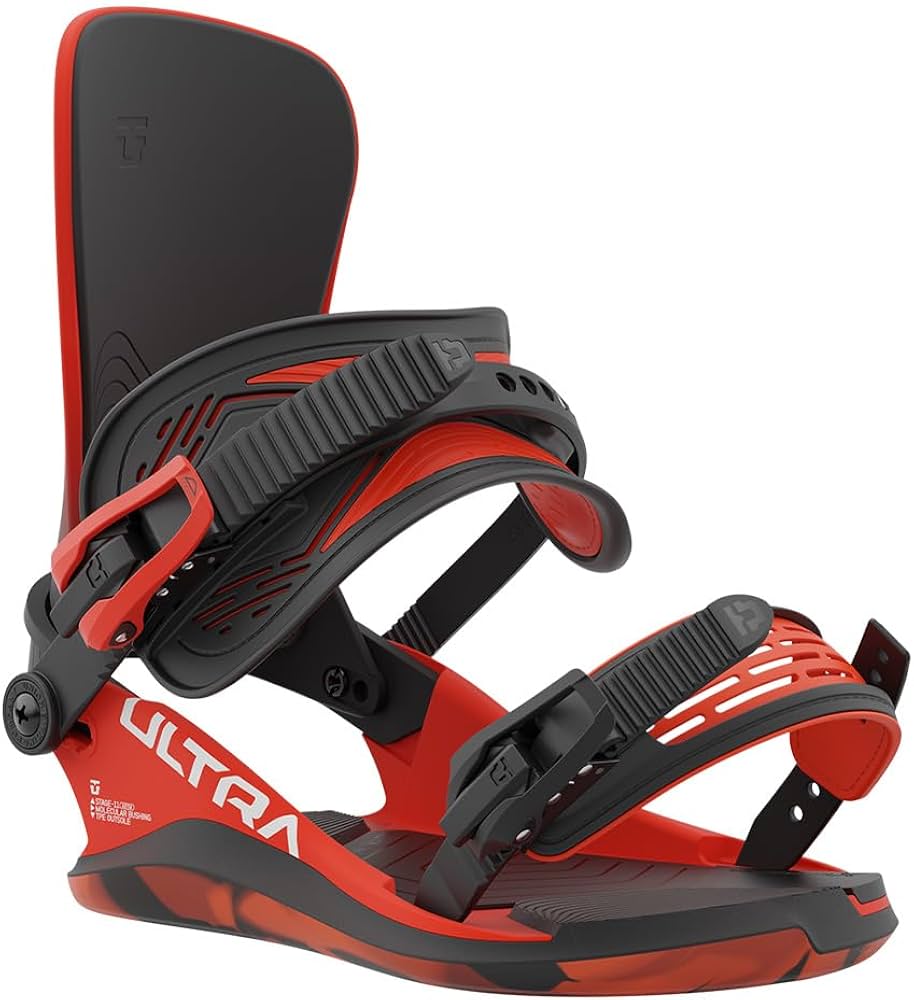 スノーボード Union UlTRA Mens M Amazon.com : Union Ultra M. Mens Snowboard Bindings, L, Hot Red