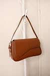 Barabum Shoulder Bag for Women,Y2K Trendy Purse Vegan Leather Hobo Handbags,Clutch Saddle Bag with 2 Removable Straps
