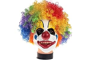 mltao Latex Clown Mask - The Epitome of Halloween Merriment