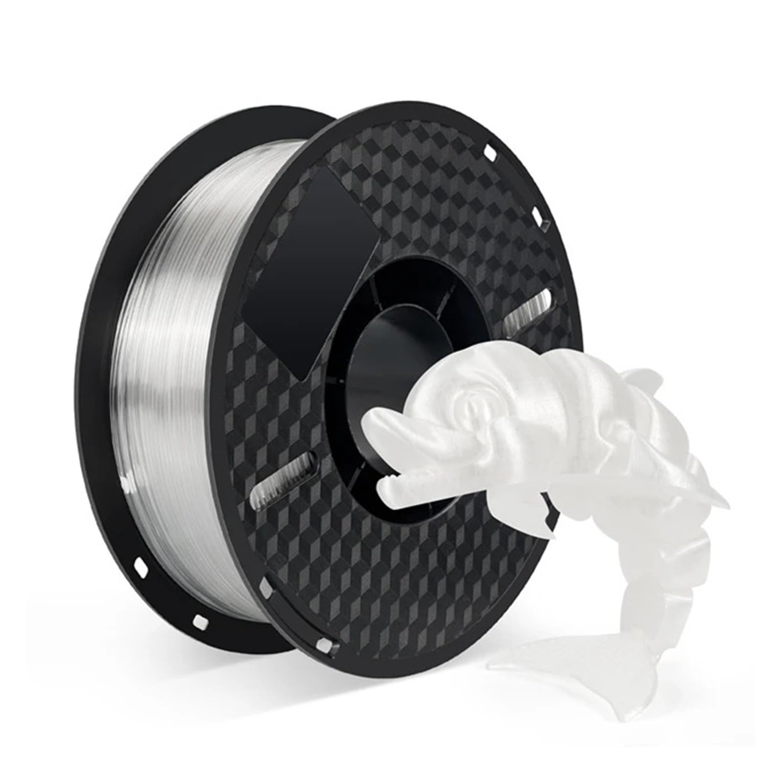 Filament do drukarki 3D Filament do drukarki 3D 1,75 mm 1 kg Wytrzymałość Standardowy materiał do drukowania 3D (kolor: przezroczysty)
