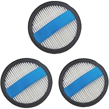 For Vortex 7 Cordless Vacuum Cleaner High-Performance Washable and Reusable Filter Mesh Replacement Accessory Plastic Frame Traps Dust and Pet Dander 3-Piece Set