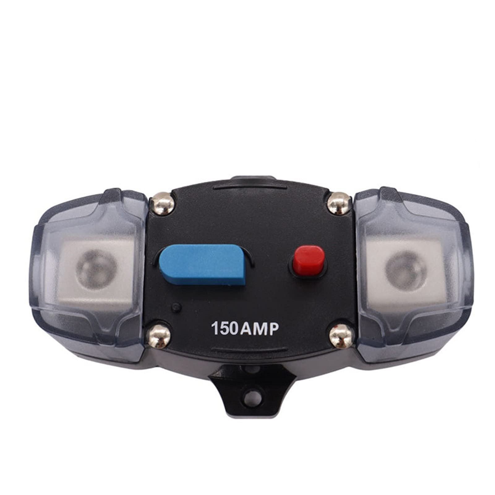 IEUMJNAT 12-48V Circuit Breaker 50-300A Stereo Audio Car Fuse Holder AGU Style Amplifier Refit 4GA Cable(150A)