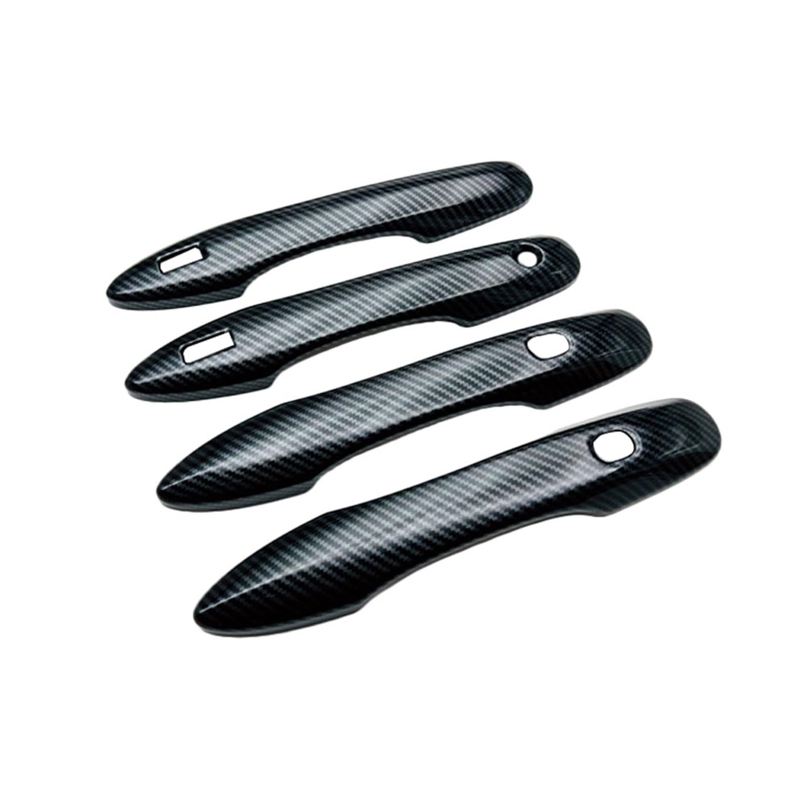 Lzbzhb Carbon Fiber Car Exterior Outsidedoor Handle For Toyota For Noah For Voxy 90 Series 2022 Auto Exterior Coration 4Pcs Car Door Handle Cover Trims(Carbon Fiber)
