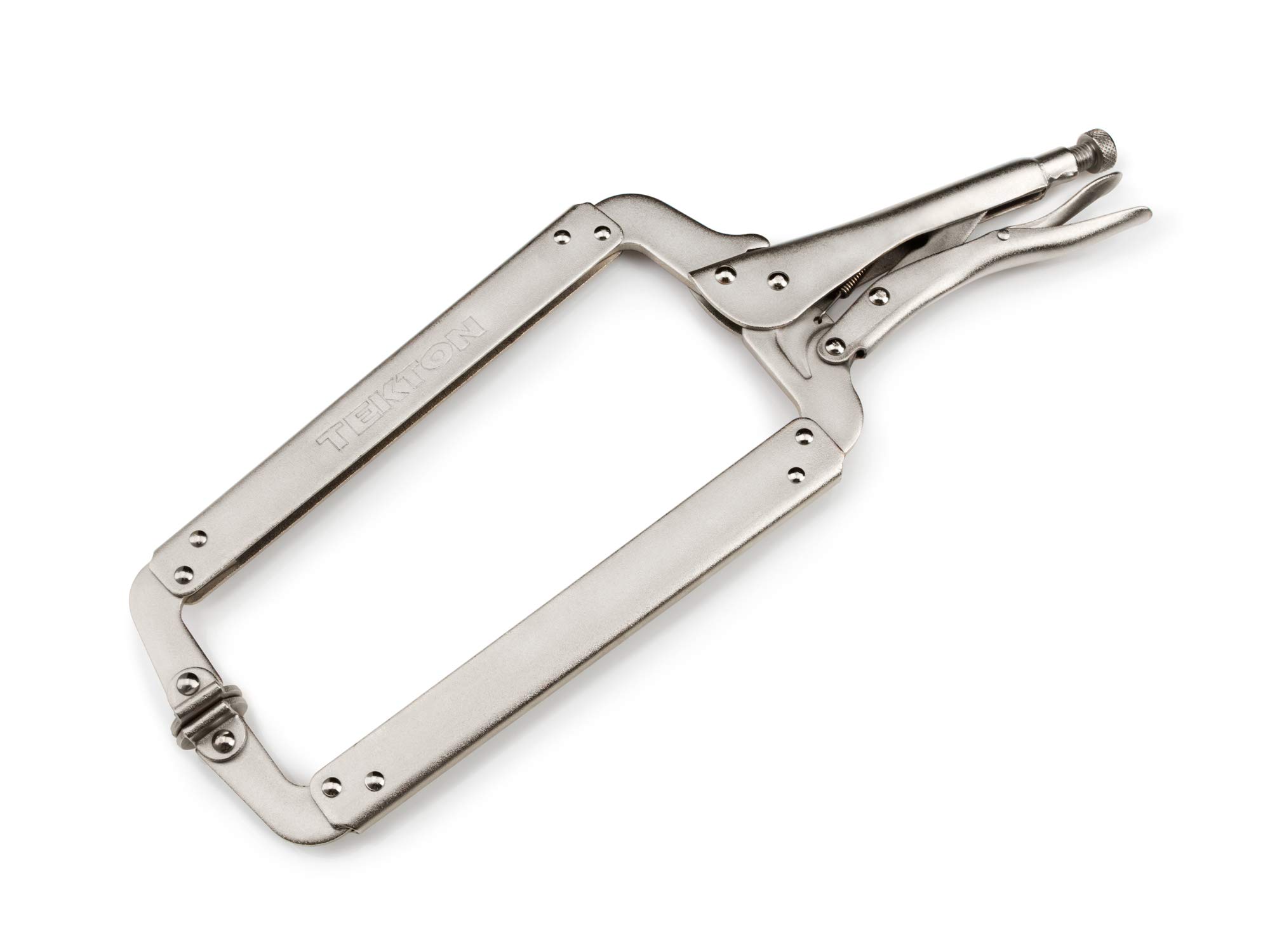 TEKTON 3836 Swivel Pad Locking C-Clamp, 18-Inch