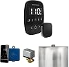 Mr Steam ButlerFlex Steam Shower Ctrl Pkg wTempoFlex Control and Steamhead in Black Matte Black