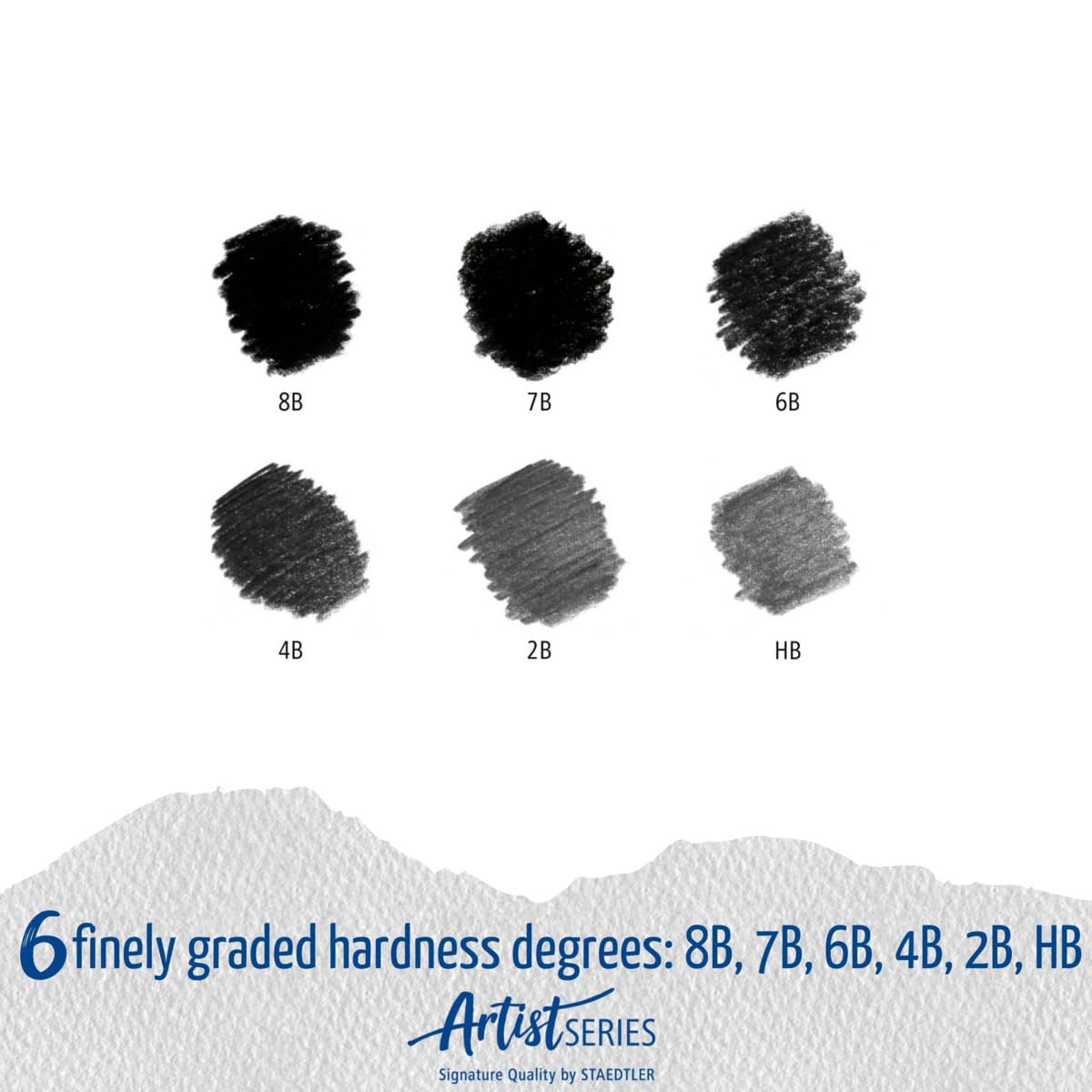 STAEDTLER Mars Lumograph Black Pencils - 6 Pack -5 STAEDTLER Mars Lumograph Black Pencils - 6 Pack -5