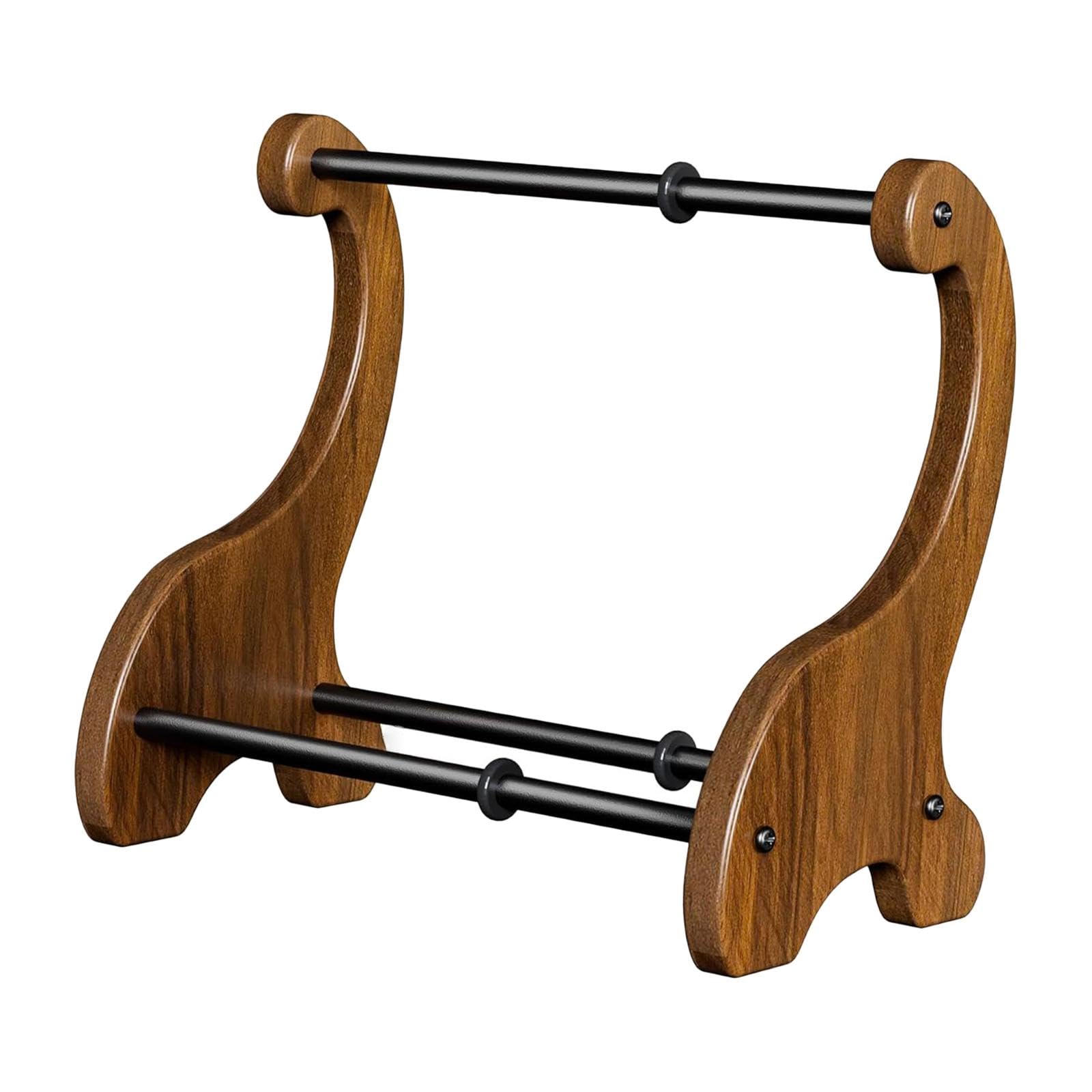 Supporto in Legno per Dischi in Vinile, Moderno Scaffale Da Tavolo per Riporre Riviste, Raccoglitori. Espositore.