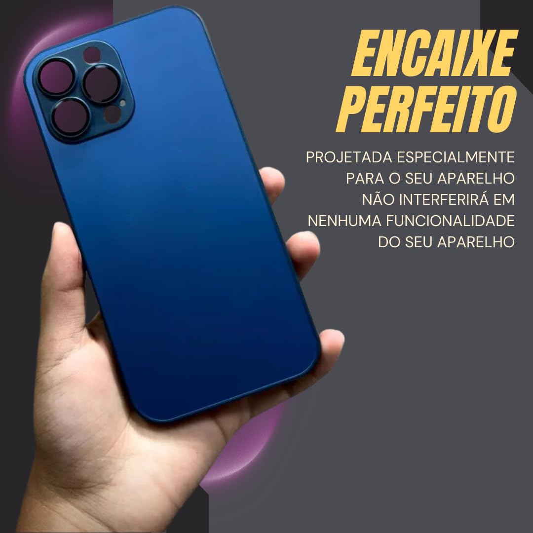 Case Capa Capinha de Vidro Temperado AG Glass Nano Glass