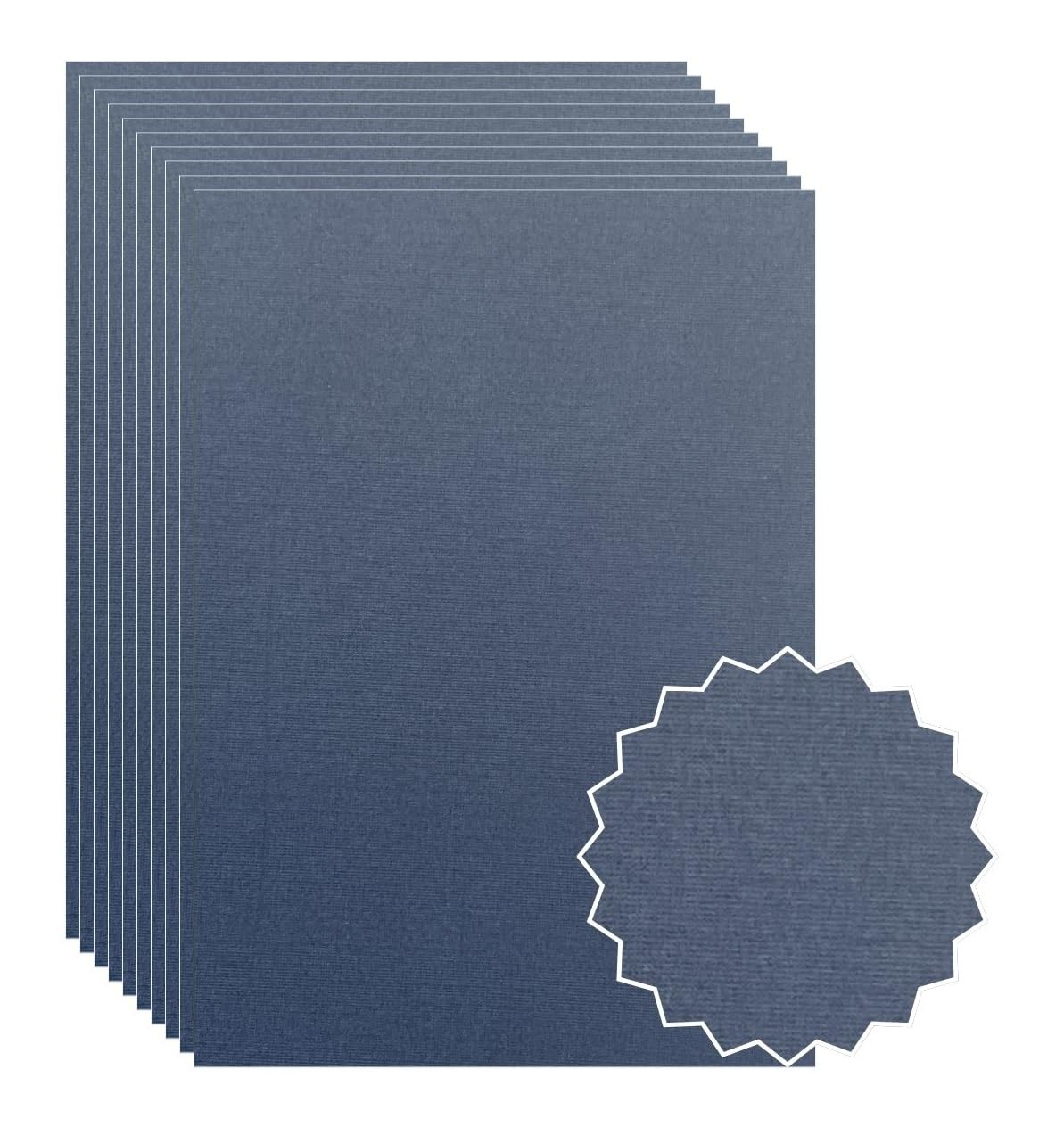 ASENME Multipack Cardboard, A3 Size - 8 Units Textured Cardboard (Navy Blue, A3/8Units)