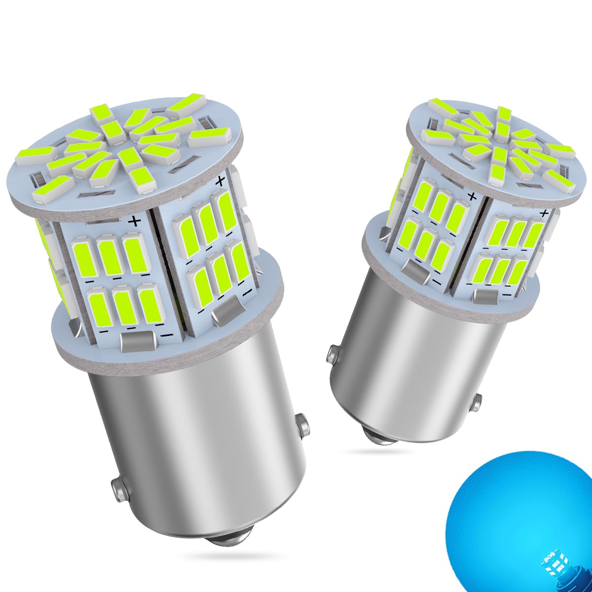 Amazon | 【24V車専用】S25 LEDシングル アイスブルー 爆光 G18 BA15s