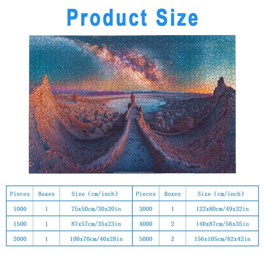 Puzzle 1500 Piezas Abstracto para Adultos, Puzzle Paisajes de Madera con Caja Regalo para Adultos, Rompecabezas Desafiante para Toda la Familia, Rompecabezas para Regalo Mujer, Regalo Hombre, -5659