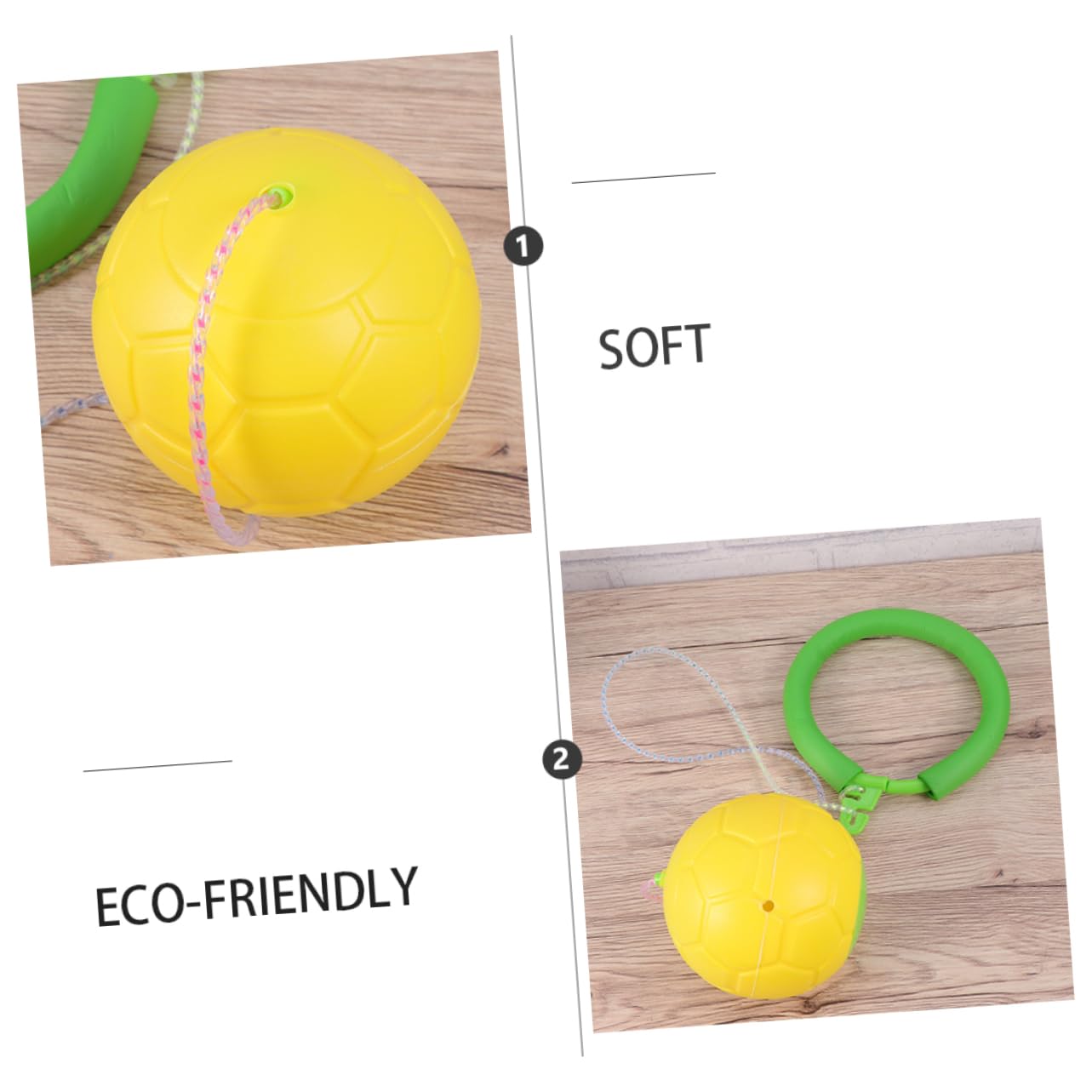 CIYODO 1set Jumping Balls Fitness Equipment for Bouncing Balls for Fun Indoor for Leisure Activities and Exercise Random Color 2pcs