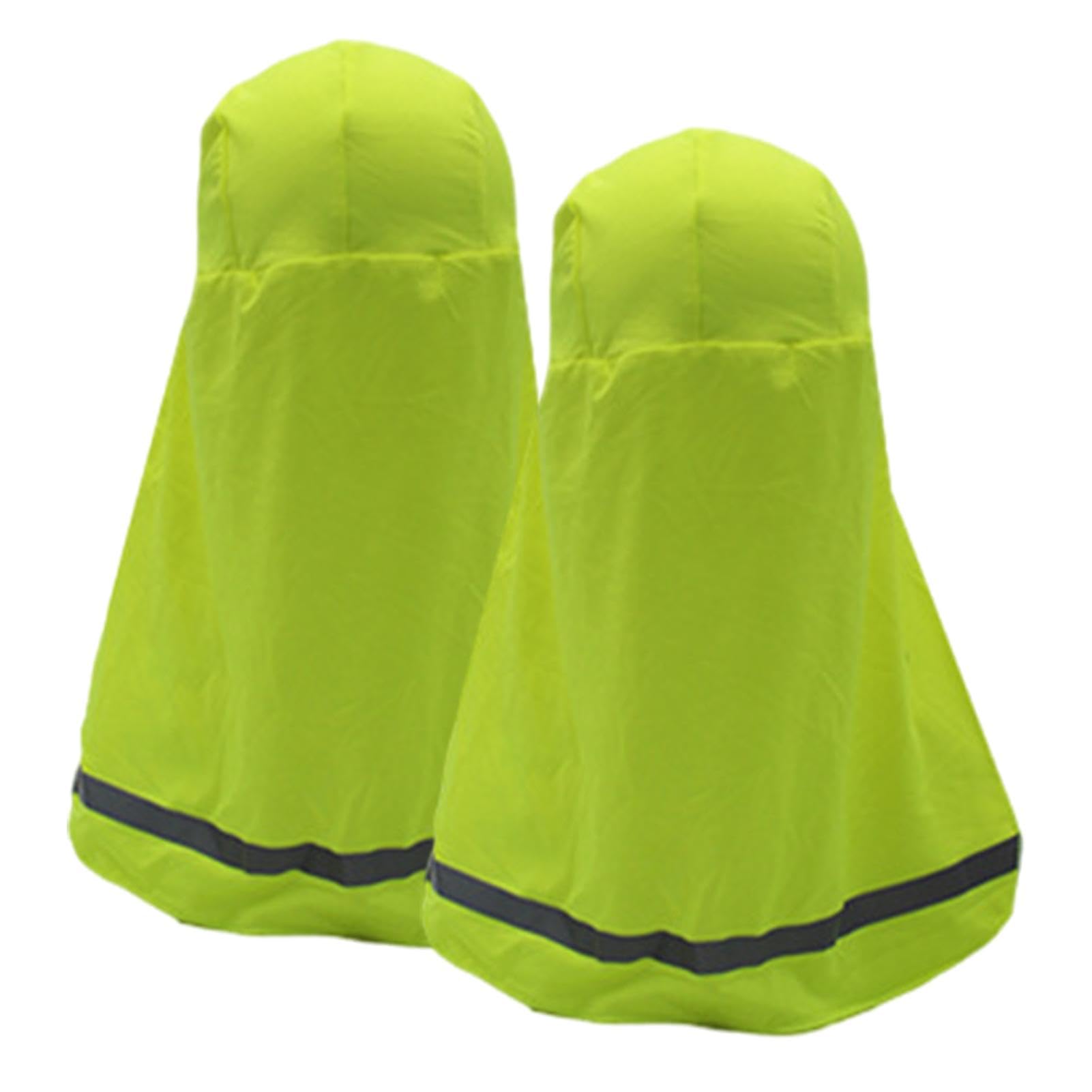Protector Solar para Casco,Protector para el Cuello para Casco | Protector Solar Reflectante para el Cuello,2 Protectores de Cuello de Secado rápido, Forro de Sombrero Duro Transpirable para Ciclismo