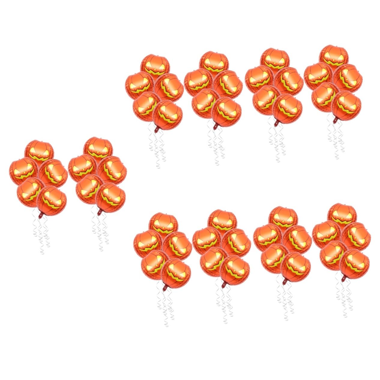 Sosoport 50pezzi Palloncini Halloween Decorazioni Per Halloween Accessori Per e Spaventosa Arancioni