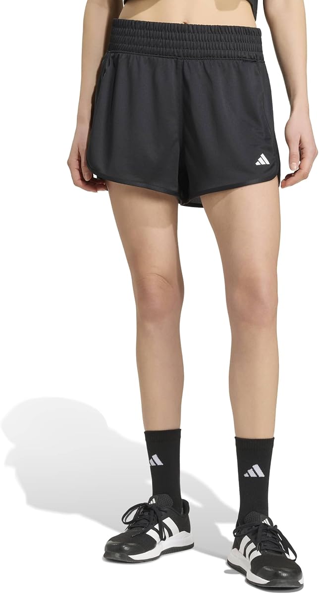 adidas Women's Pacer Essentials Knit High-Rise Shorts
