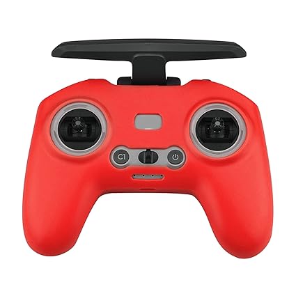 EXCLUZO Drone Remote Control, RC Drone Remote Drone Controller Silicone Cover for FPV Combo(red)