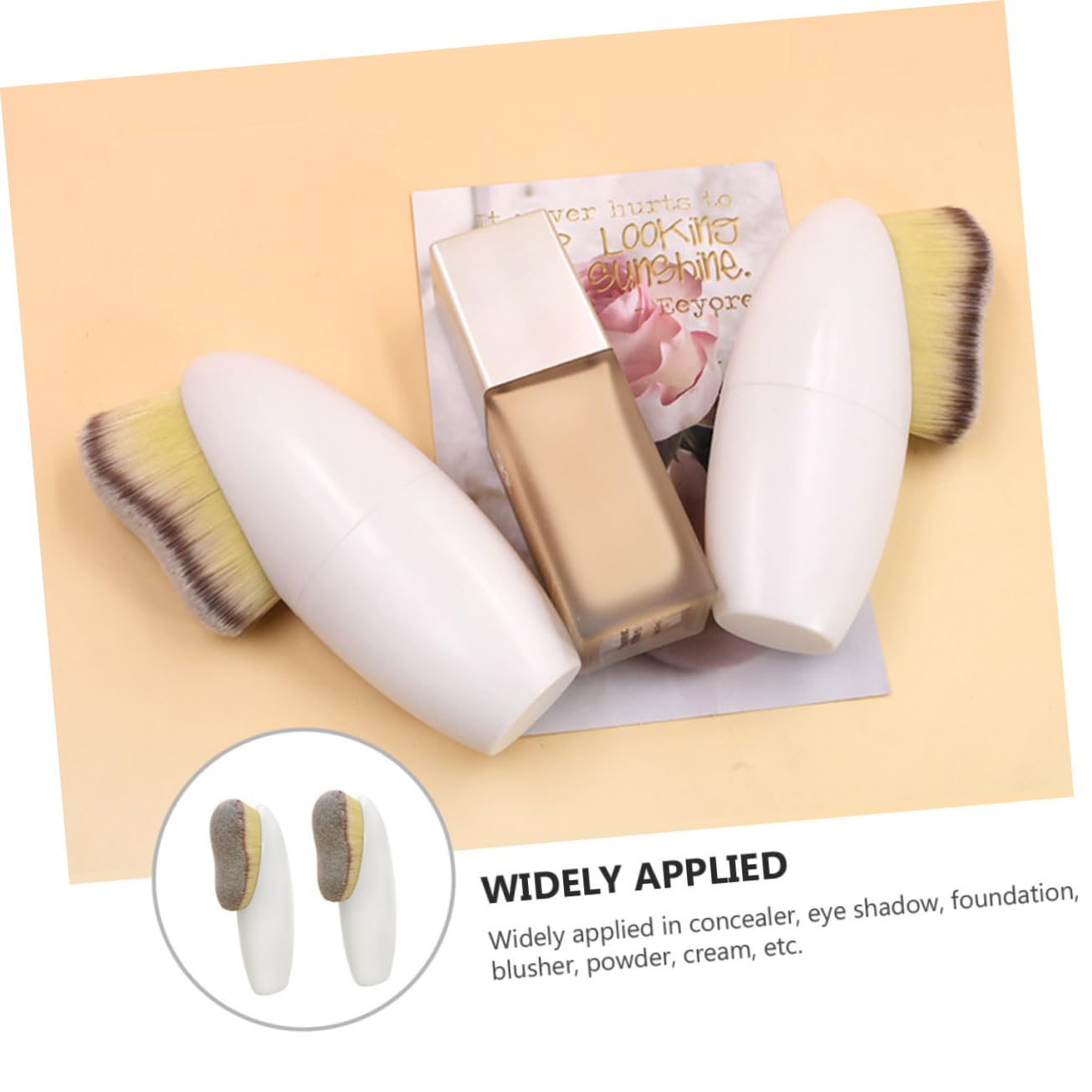 FOMIYES 8stücke Kosmetik Pinselset Multifunktionale Foundation Und Puderpinsel Für Präzise Make-up-anwendungen Für Anfänger Und Profis Aus Langlebigem Material Gefertigt
