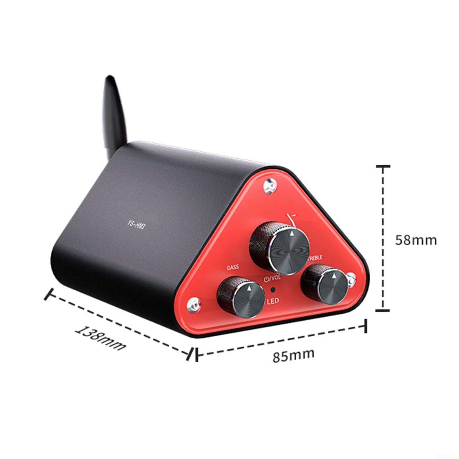 Sistema estéreo de alta fidelidad de 50 W x 2, sonido de doble canal, con tecnología avanzada 5 4 y protección robusta, para una experiencia musical segura