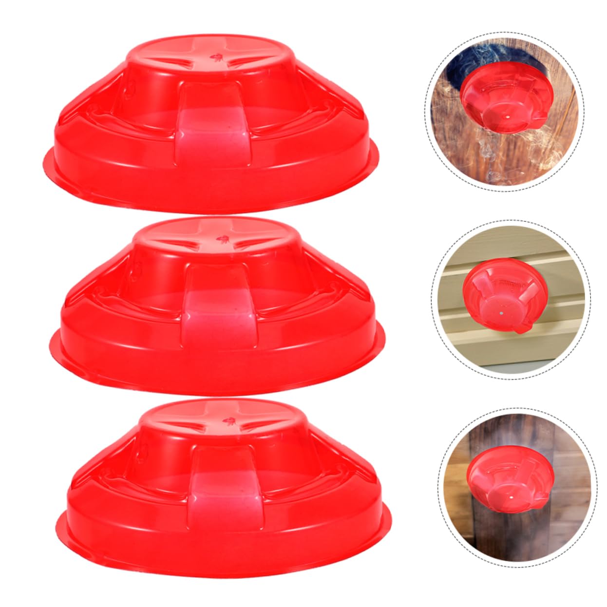 Artibetter 16piezas Cubiertas De Protección para Detectores De Humo De Impermeables y Resistentes Uso Cocina y Entornos Comerciales
