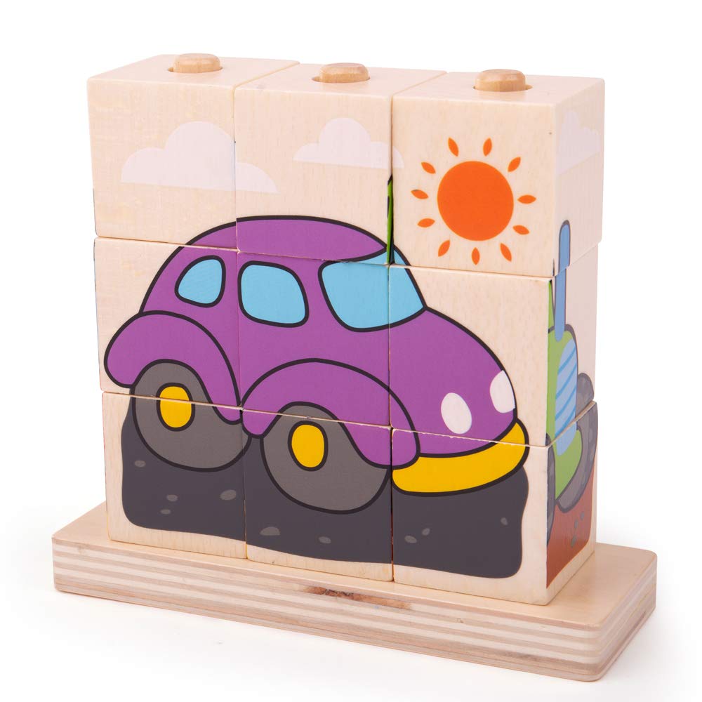 Bigjigs Toys Stacking Blocks (Transport)