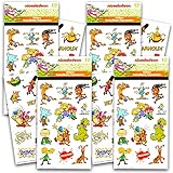 Nickelodeon Retro Nick Stickers 8 Sheets ~ 100 Retro Nickelodeon Stickers Featuring Rugrats, Rocco's...