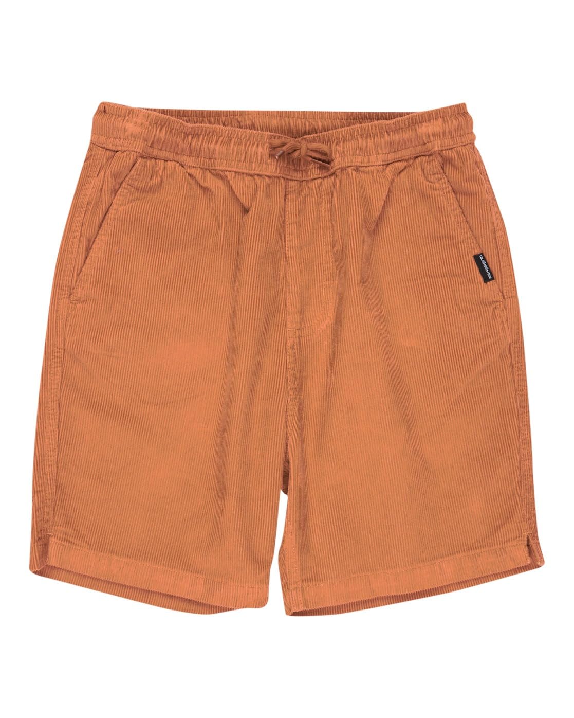Quiksilver Elastic Waist Walkshorts Taxer Cord Youth Boys Brown