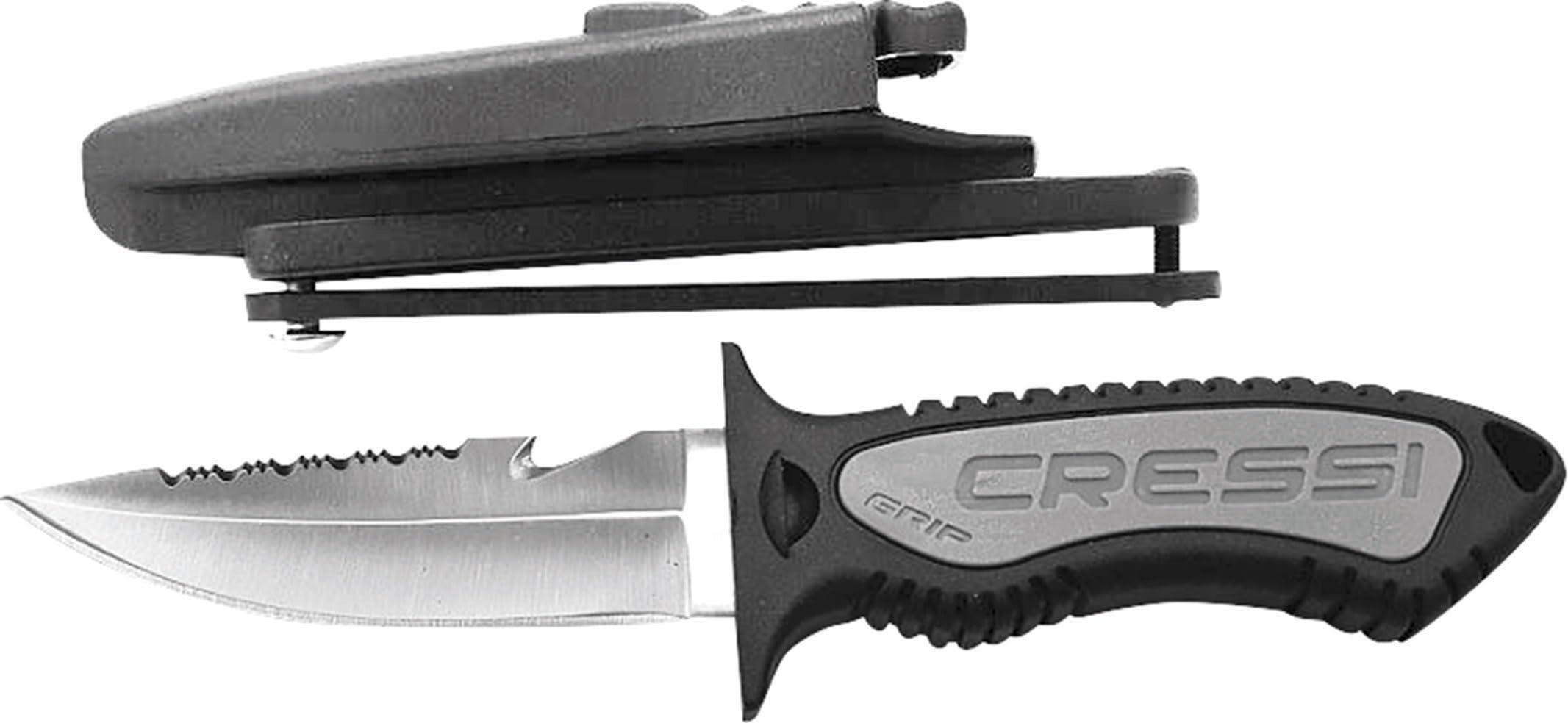 Cressi Grip Small Scuba Knife Regular Tip Steel