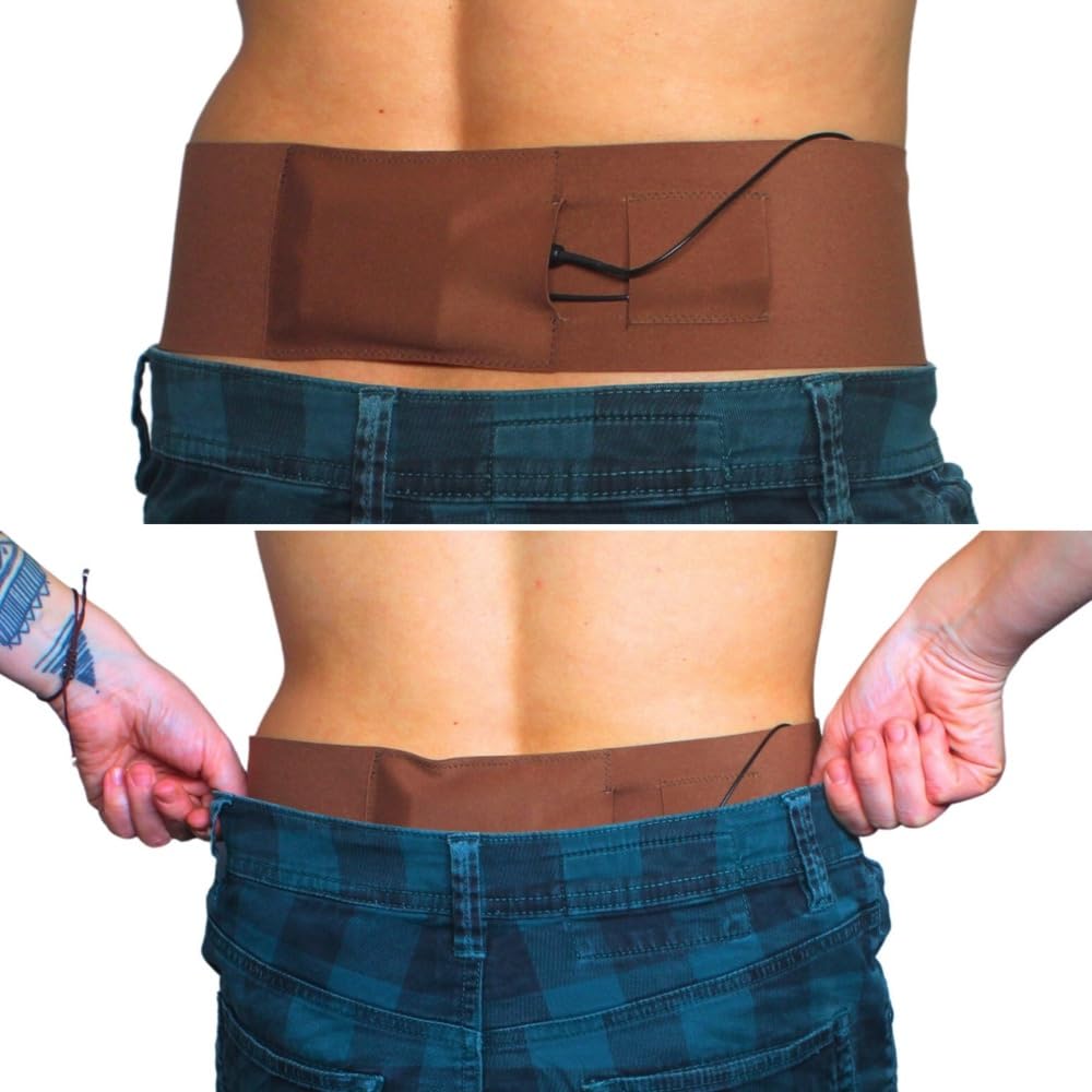 URSA Waist Strap With Sideways Pouch (Caramel, Medium (29" - 42") - Image 2
