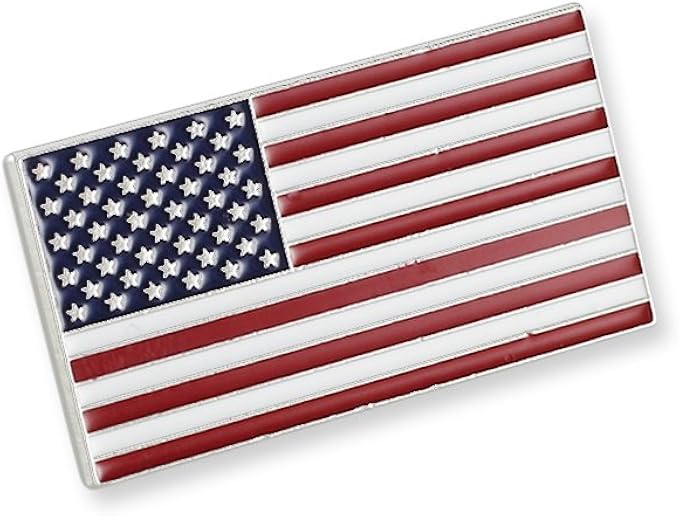 Authentic Official American Flag Enamel Lapel Pin Proudly Made in USA