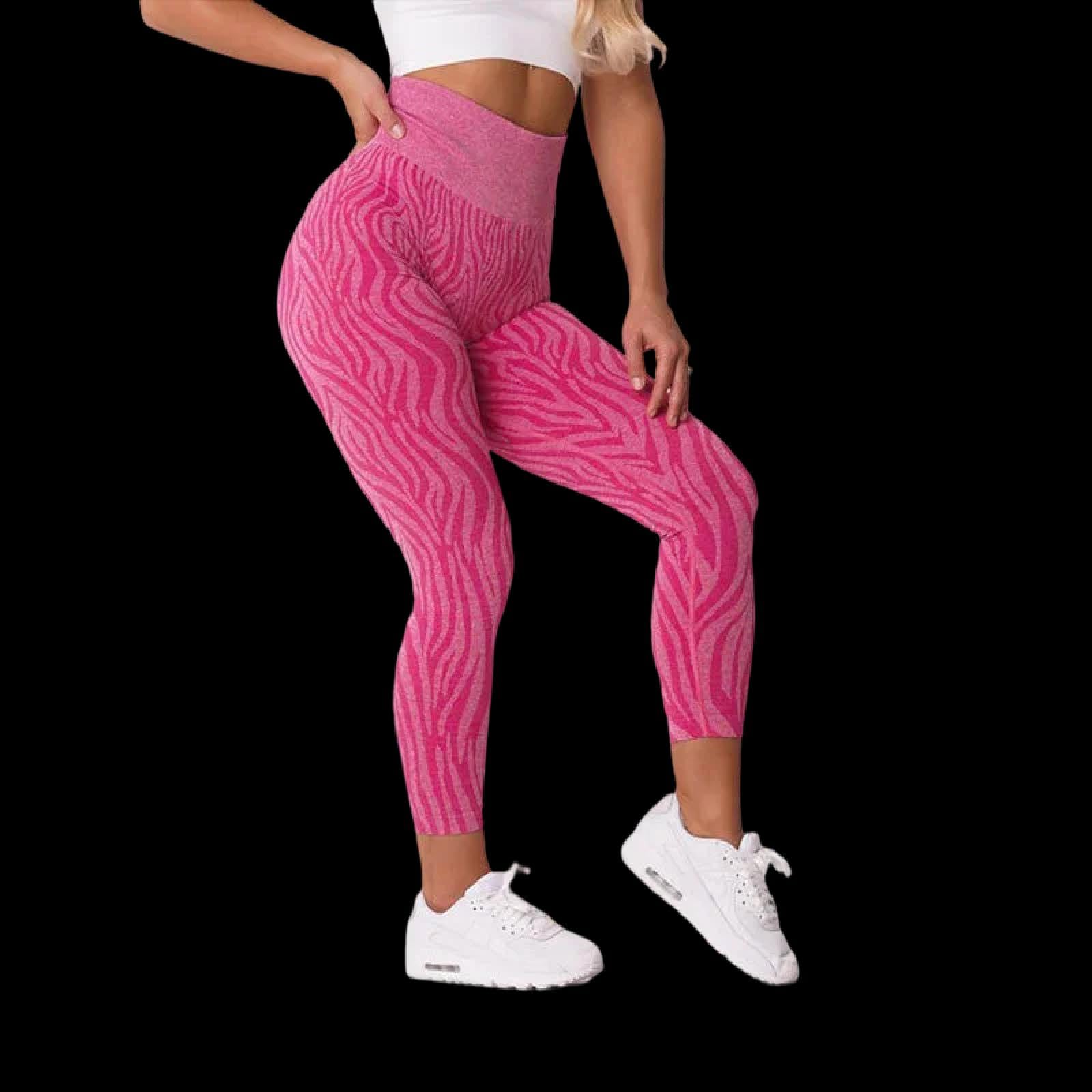 Leggings Damen Hose Muster Nahtlose Leggings Frauen Soft Workout Strumpfhosen Fitness-Outfits Yoga Hosen Gym Wear