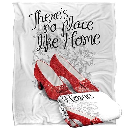 The Wizard of Oz No Place Like Home Silky Touch Super Soft Throw Blanket 50