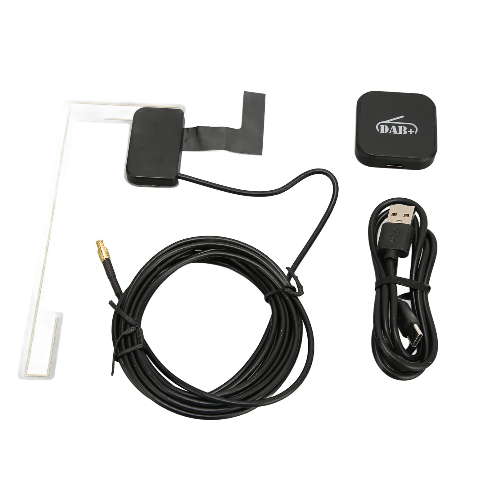 Boîtier Radio DAB + pour Voiture avec Antenne, Kit Adaptateur Récepteur Radio Numérique, Compatible pour Android 5.1 et Versions Ultérieures