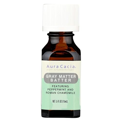 AURA CACIA Aceite esencial de masa de materia gris, 0.5 FZ