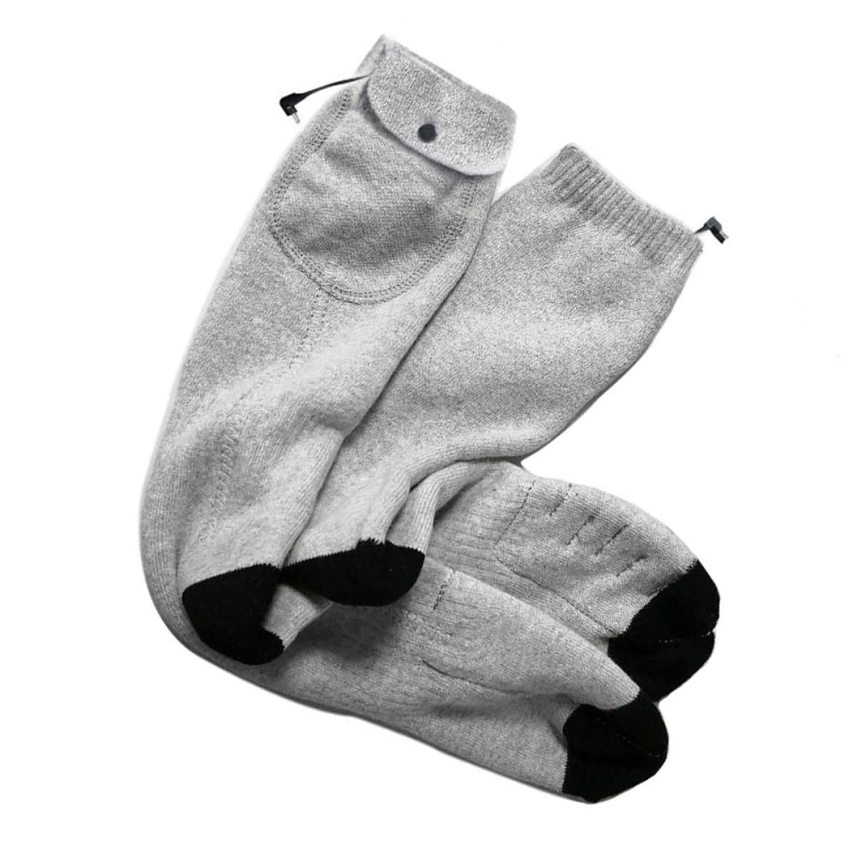 BESPORTBLE 2paare Intelligente Beheizte Socken Für Und USB-ladbare Warme Wintersohlen Stufige Temperaturregelung Für Outdoor-aktivitäten Und