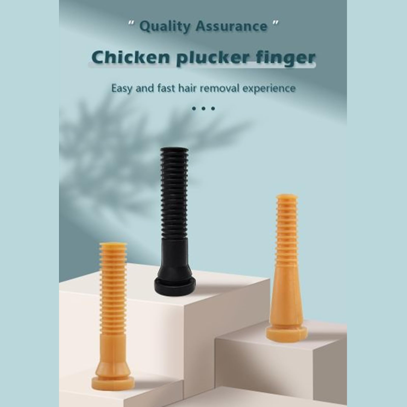 PANGBOER 50 dita per pollame e galline di pollo, resistenti, per spennare pollame