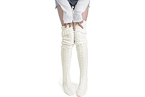 Women's Thigh High Socks: Embrace Warmth & Style Over the Knee