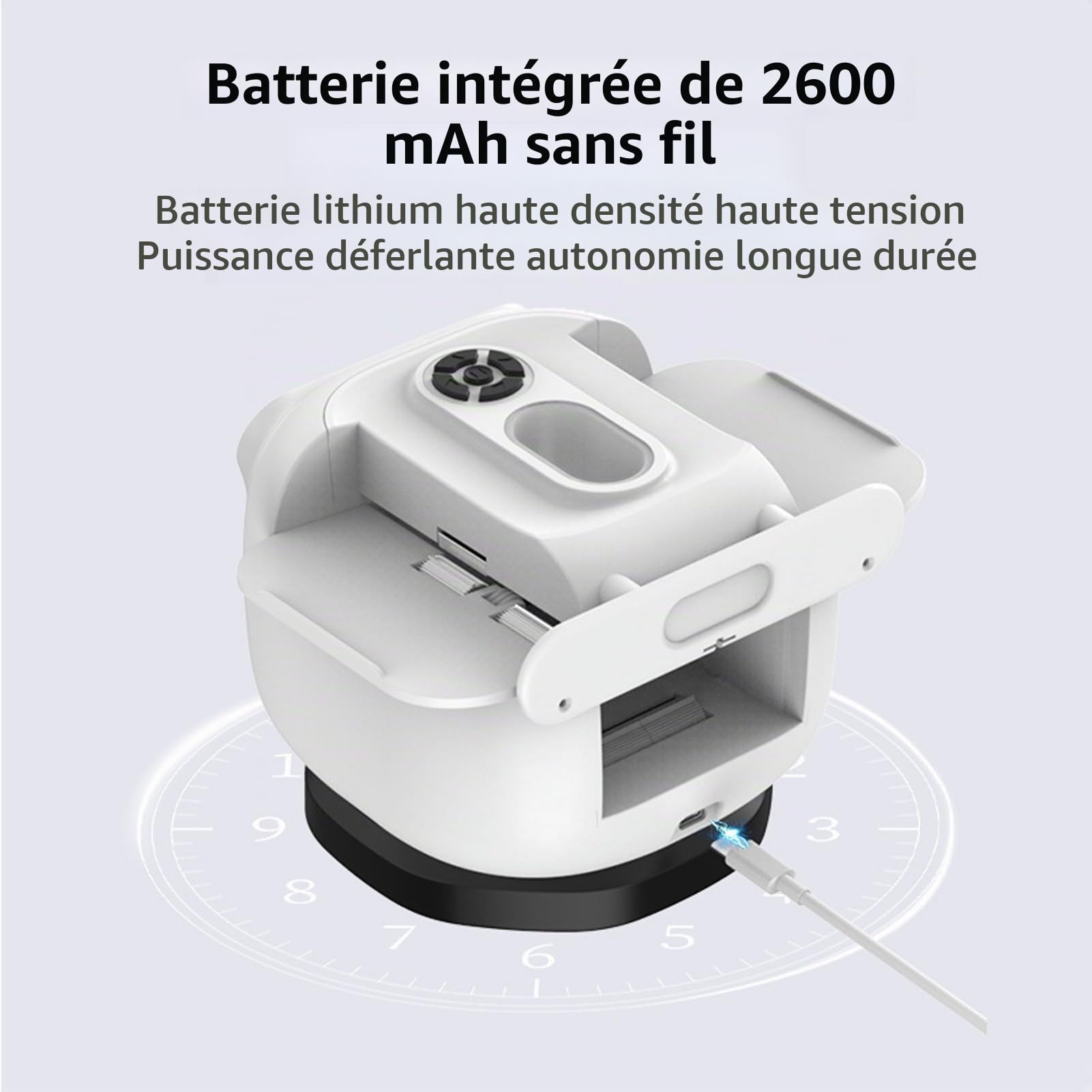 Denash Automatique Mélangeurs de Cartes et Distributeur,2 en 1 Smart Wireless Player Playing Carte Shuffler Machine,Revendeur de Cartes Rotatives à 360 ° pour Divers Jeux de Poker