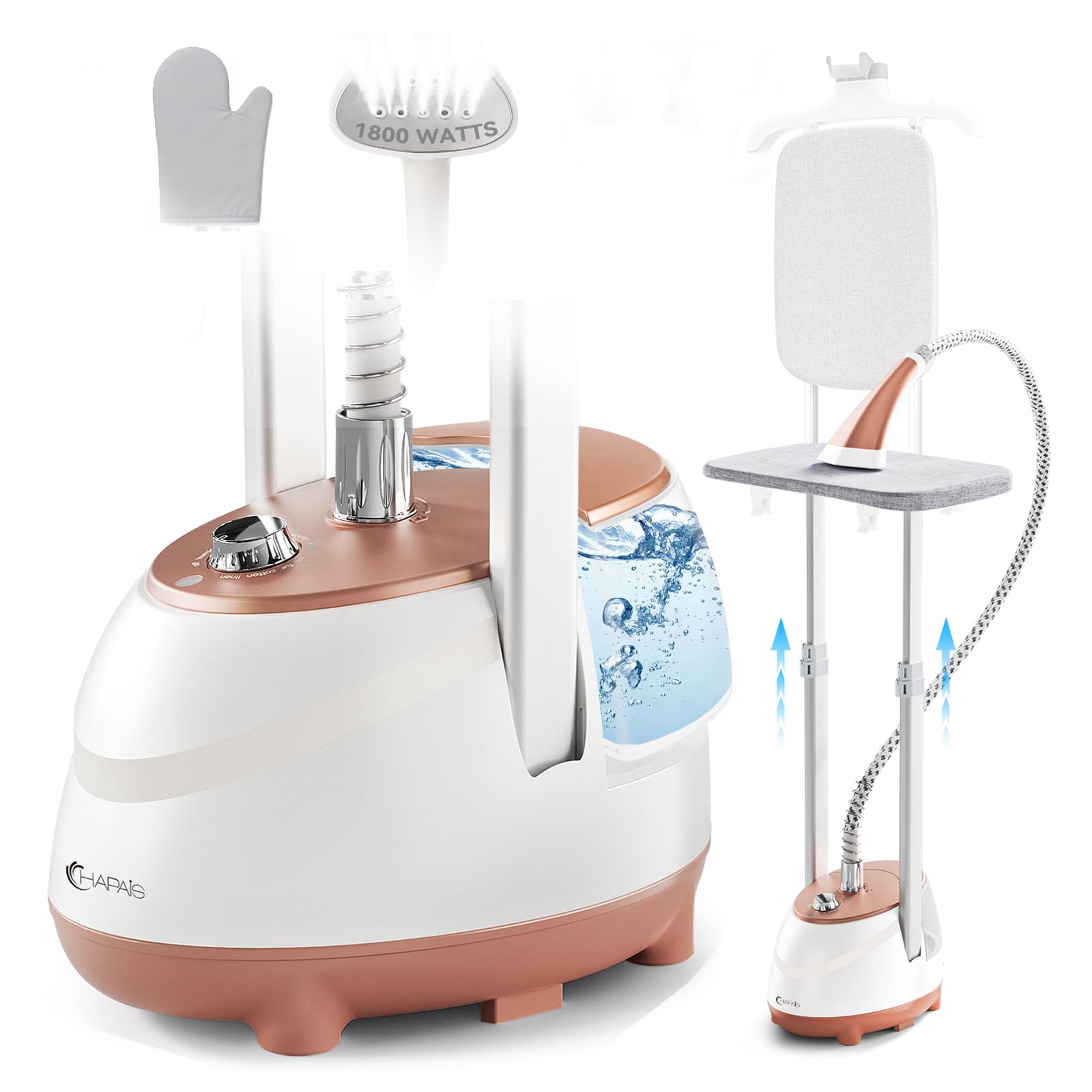 Photo 1 of Steamer for Clothes, 1800W Professional Garment Steamers 60 Min Steam