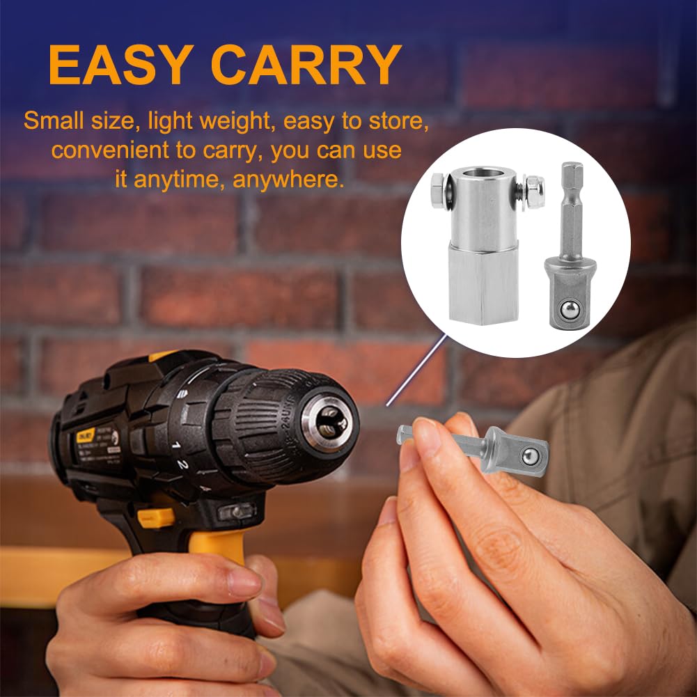 Upgraded Stainless Steel Trailer Jack Drill Adapter with Top Wind Crank Handle and Cordless Drill Adapter - 1/2 Inch Socket Adapter Bit Included — Amazon image 7